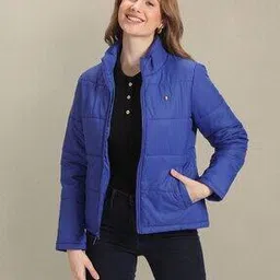 Women Relaxed Fit Puffer Jacket-image-17