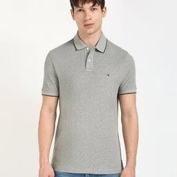 tommy hilfiger Men Patterned Regular Fit Cotton Polo T-Shirt-picture-33