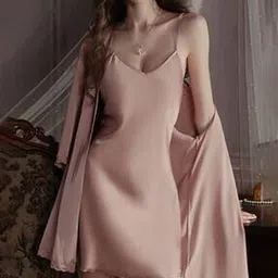 lulu & sky Women Babydoll & Robe Set-picture-13