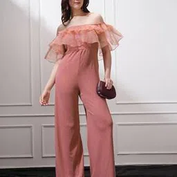 tokyo talkies Women Off-Shoulder Jumpsuit with Ruffled-Accent-picture-24