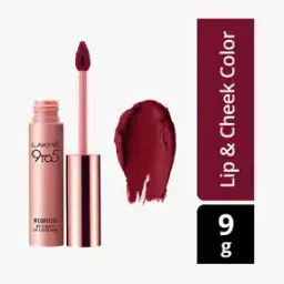 lakme Double Duty Lip & Cheek Mousse Matte Lipstick with Soft Blush - Rosy Plum-picture-4