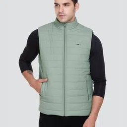 Men Regular Fit Zip-Front Bomber Jacket-image-18