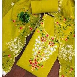 svaraa Women Embroidered Unstitched Dress Material-picture-41