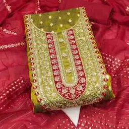 svaraa Women Embroidered Unstitched Dress Material-picture-49
