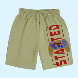 aoosh Boys Graphic Print Regular Fit Shorts image 1