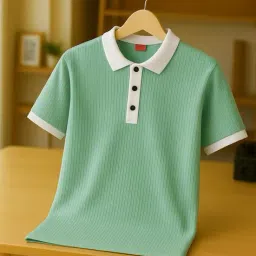 neonomad Men Striped Regular Fit Polo T-Shirt image 1