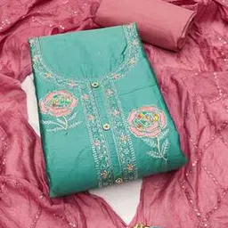 svaraa Women Self-design Unstitched Dress Material-picture-23