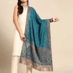 signet -scarves & shawls Paisley Print Stole with Fringed Hem-picture-10