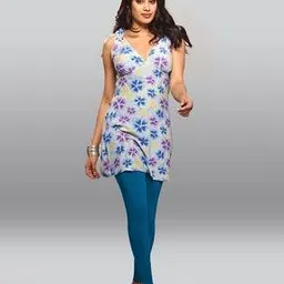 lyra Ankle-Length Leggings with Elasticated Waist-picture-26