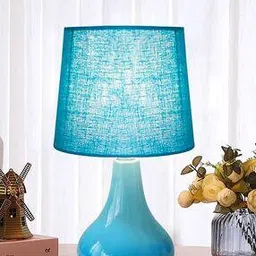 homesake Ceramic Table Lamp with Fabric Shade-picture-14