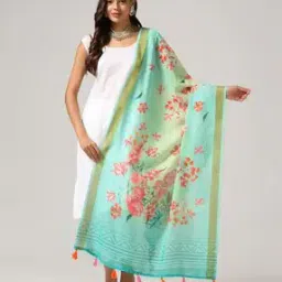 svaraa Women Digital Floral Print Dupatta-picture-18