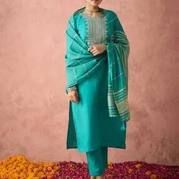 hritika Women Embroidery Straight Kurta Set-picture-18