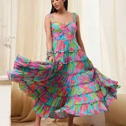 biba Women Cotton Floral Printed Dress-picture-42