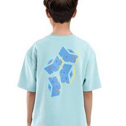 rare ones Boys Graphic Print Boxy Fit Crew-Neck T-Shirt-picture-15