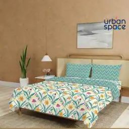 urban space Printed Double Bedsheet Dohar Set with Pillow Covers-picture-24