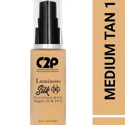 C2P PROFESSIONAL MAKEUP Luminous Silk Foundation 30 ml - Medium Tan 11 image 1