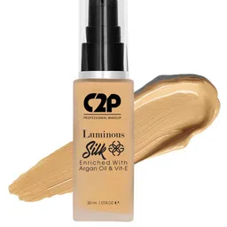 C2P PROFESSIONAL MAKEUP Luminous Silk Foundation 30 ml - Medium Tan 11 image 2
