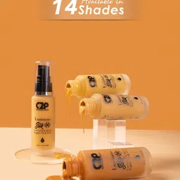 C2P PROFESSIONAL MAKEUP Luminous Silk Foundation 30 ml - Medium Tan 11 image 4