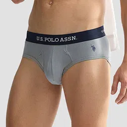 U.S. Polo Assn. Men Pack Of 2 Mid-Rise Basic Briefs OEB11-NB0-P2 image 2