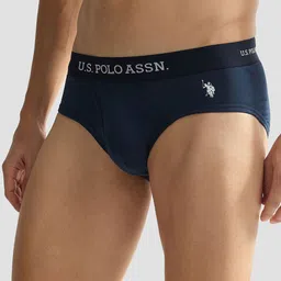 U.S. Polo Assn. Men Pack Of 2 Mid-Rise Basic Briefs OEB11-NB0-P2 image 3