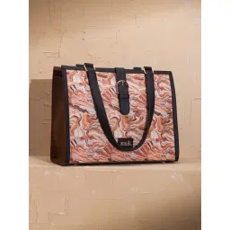 Zouk Rhea Kapoor Office Bag - Nicobar Coral image 1