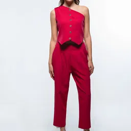SOTBELLA One Shoulder Casual Top & Trouser-picture-40