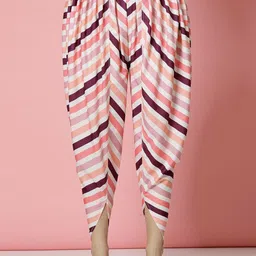 Clora Creation Abstract Printed Tunic With Trousers Co-Ords image 3