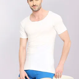 VIP Pack Of 2 Pure Cotton Innerwear Vests VP-MI-VS-SPWRS-10P-PO2-95 image 4