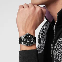 PHILIPP PLEIN Men Embellished Dial & Black Straps Analogue Watch PWOAA0122 image 4