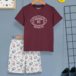 HELLCAT Boys Pack Of 3 Printed T-shirt with Shorts image 2