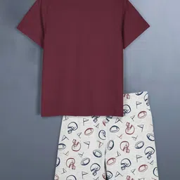 HELLCAT Boys Pack Of 3 Printed T-shirt with Shorts image 5