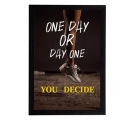 eCraftIndia Motivational Quote Satin Matt Texture UV Art Painting image 3