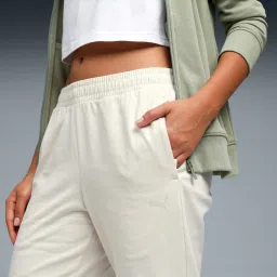 puma Women's Zippered Jersey Pants image 2