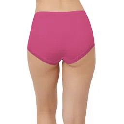 Bella Voste Pack Of 3 Cotton Anti Microbial Hipster Briefs image 4