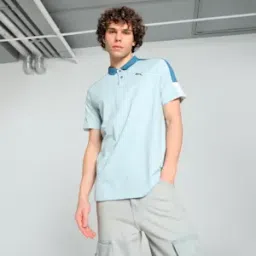 Men's Shoulder Colorblock Polo-image-24