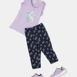 Jockey AG18 Girls Printed Slim Fit Mid-Rise Capris-image-69