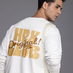 HRX by Hrithik Roshan Men Typography Printed Oversized Sweatshirt-picture-18