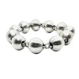 TEYRAH Big Simran Manke Beads Punjabi Kara, Made Of Sarbloh | Sarb Loh | Men Kara | Tarsem Jassar Style | Mossewala style Kada Sikh Accessory Sikh Bracelet Heavy Kada Big Kara Karha image 1
