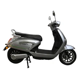 Green Vista Low Speed Electric Scooter Non RTO 60KM Range Grey with Portable Charger image 1