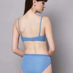 Aamarsh Mid-Rise Cotton Lightly Padded Bra & Mid-Rise Brief image 4