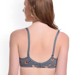 Aamarsh Pack Of 2 Cotton Lightly Padded Bra & Mid-Rise Briefs image 5