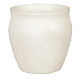 MIAH Decor Cream 6 Pcs Solid Ceramic Matte Kulladhs 190 ml Each image 4