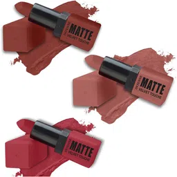 ForSure Set of 3 Intense Matte Velvet Touche Lipsticks 3.5g Each - Shade 308, 306, 303 image 5