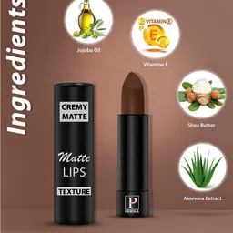 PERPAA Set of 4 Creamy Matte Long Lasting Lipstick With Beeswax- Shades 67 + 71 + 73 + 93 image 2