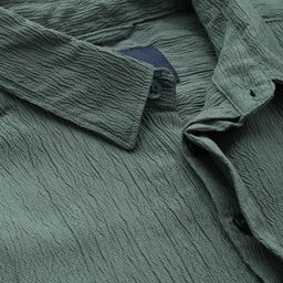 Mast & Harbour Self Design Tie Up Detailing Opaque Casual Shirt image 2
