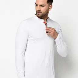 GLITO Mandarin Collar Cotton T-shirt-picture-10