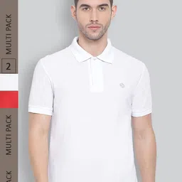 LUX NITRO Pack Of 2 Anti Odour Polo Collar T-shirts-picture-22