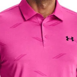 UNDER ARMOUR Playoff Deuces Jacquard Polo Collar T-Shirt image 2