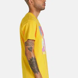 Puma Men Rebound Hoops Printed Pure Cotton T-Shirt image 3