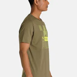 Puma Men Green A.C. Milan Football ftblCore T-Shirt image 5